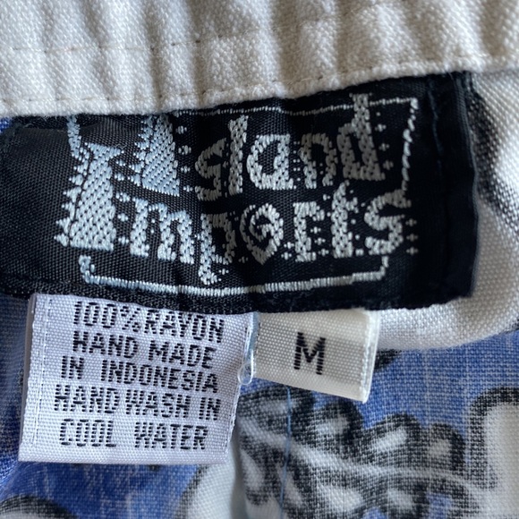 Island imports vintage beach shorts - Picture 2 of 3